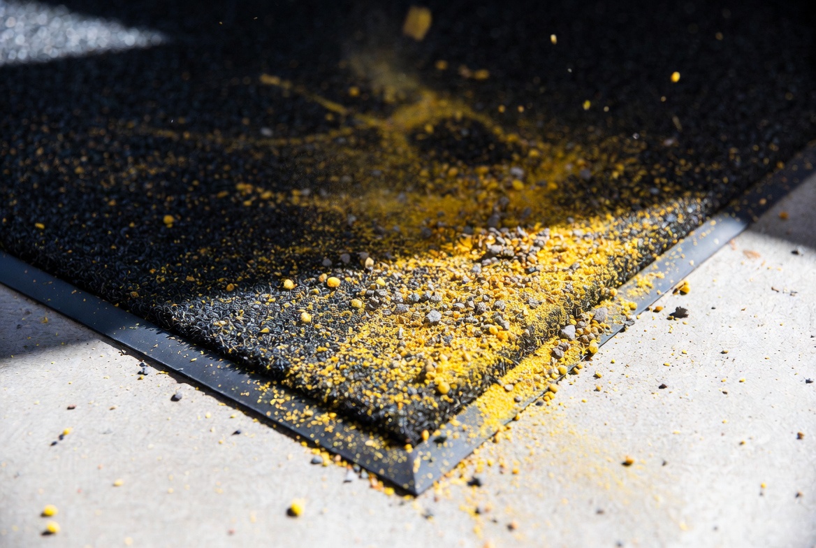 Frühjahrsputz Eingangsbereich Nürnberg Pollen