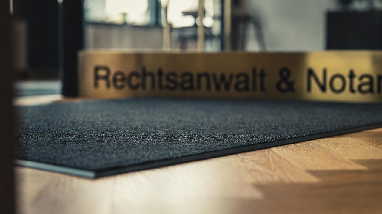 Schmutzfangmatten für Kanzleien und Notare in Nürnberg