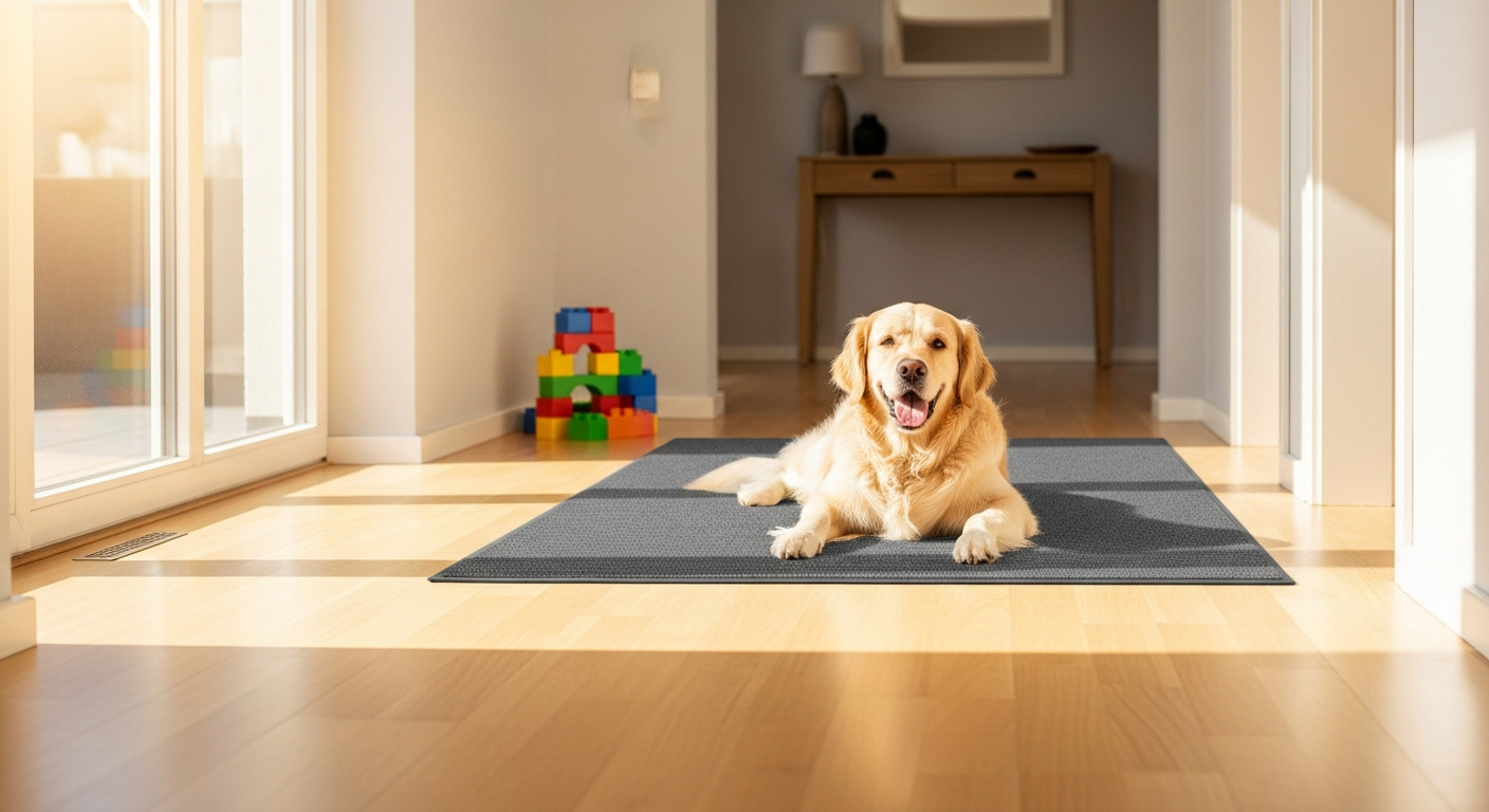 Ein sauberer Flur trotz Kindern und Haustieren